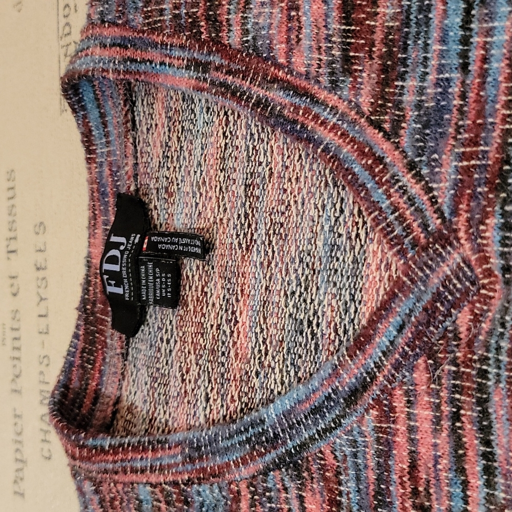 FDJ multi color sweater